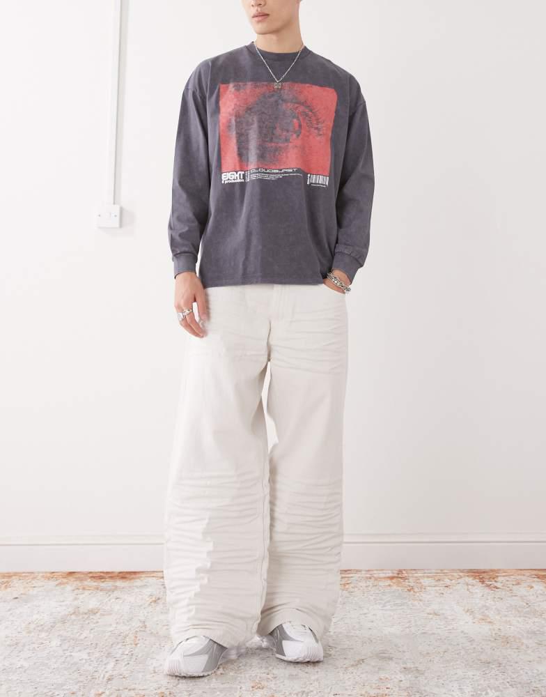 Cheap Monday Cheap Monday  Looser baggy jeans in white