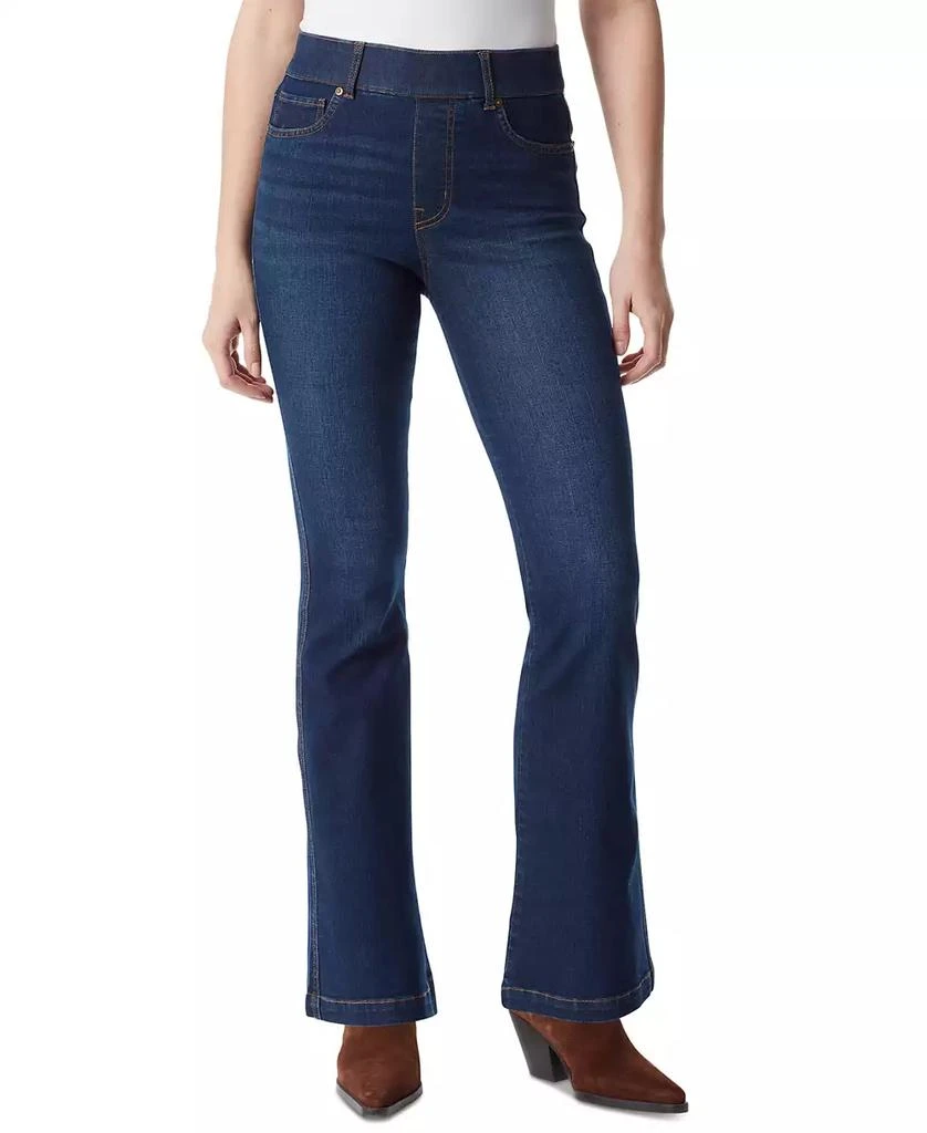 Gloria Vanderbilt Women's Shape Effect Pull-On Flared-Leg Jeans 1