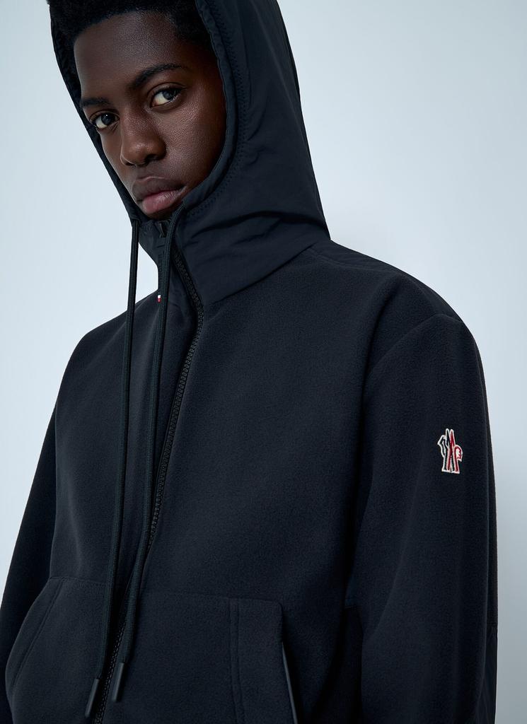 ジャケット・アウター MONCLER Logo Patch Hooded Nylon Jacket Moncler logo-patch Hooded Jacket | Black | FARFETCH JO