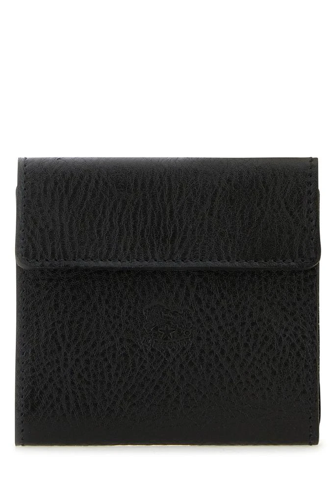 Il Bisonte Black leather wallet 1