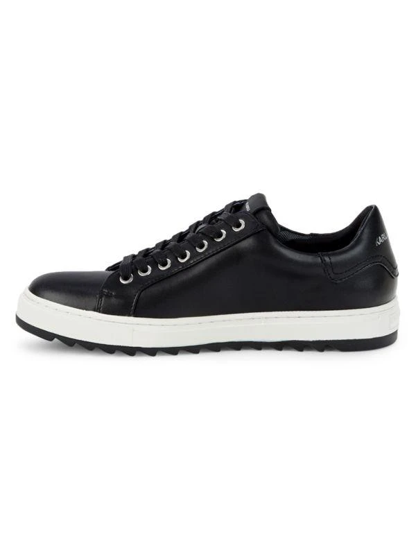 Karl Lagerfeld Paris Sawtooth Leather Sneakers 4