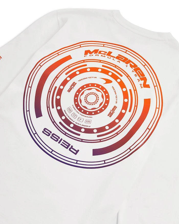 REISS McLaren Legacy Long Sleeve Graphic Tee 6