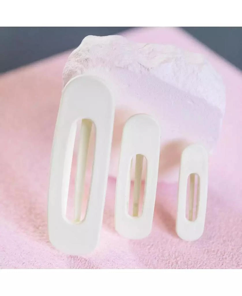 Headbands of Hope Mixed Size Flat Lay Clip Set - Cream 3