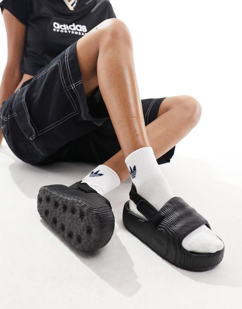 adidas Originals addias Originals Adilette 22 XLG sliders in black