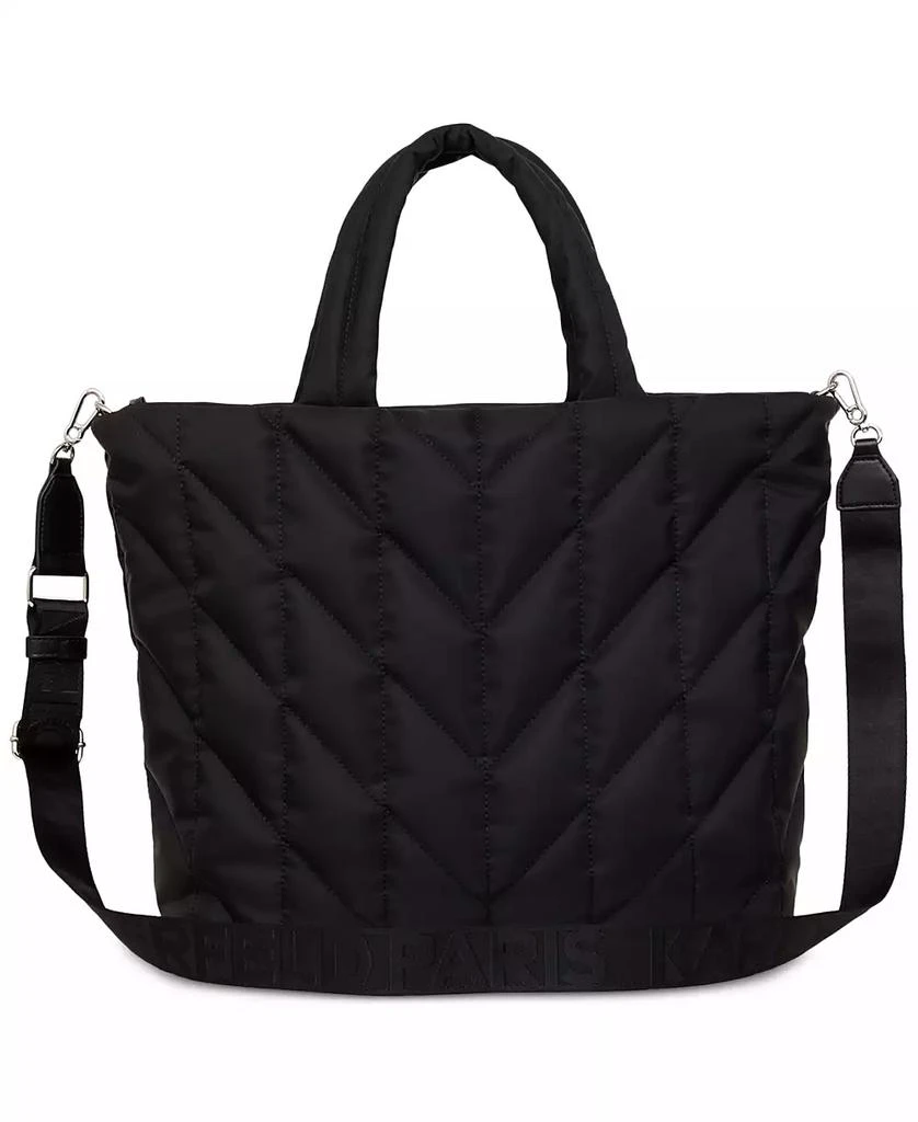 Karl Lagerfeld Paris Voyage Large Nylon Tote 3