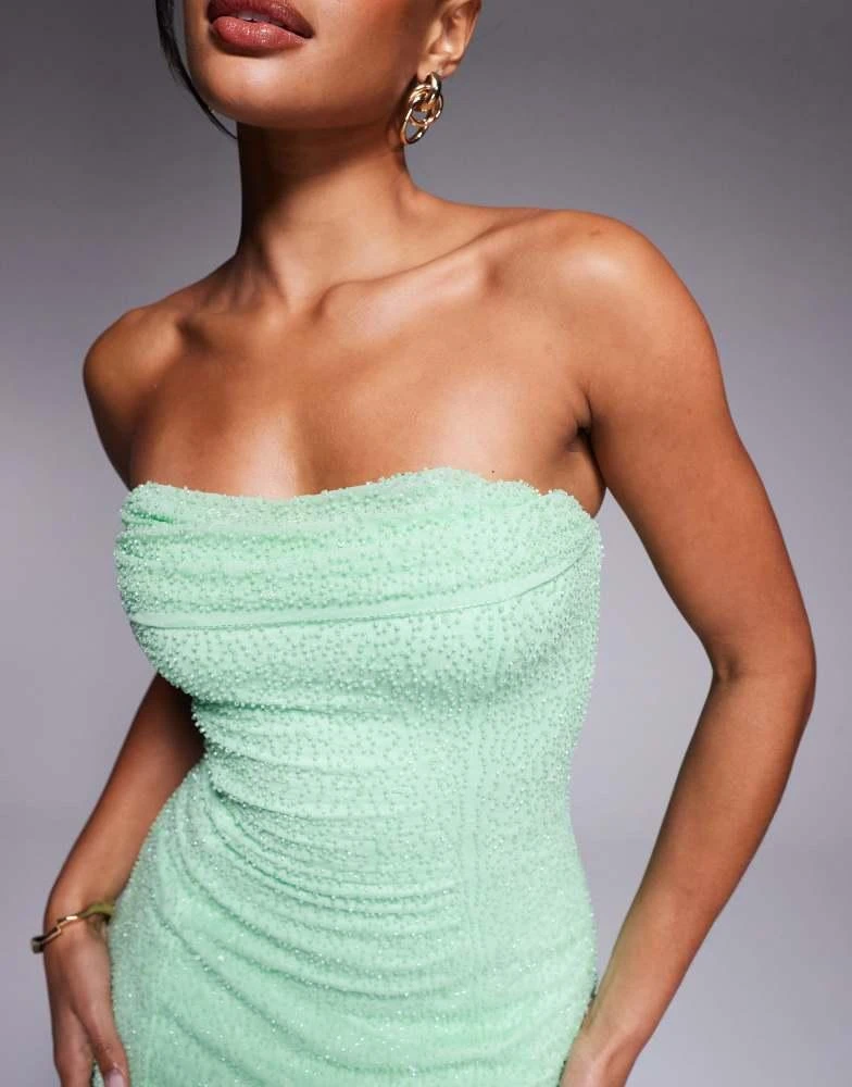 Oh Polly Palermo embellished corset midaxi dress in mint green  On Sale  Now with Up to 45% Off | Discover Exclusive Deals & Savings at BeyondStyle   Authentic Oh Polly Home|women
