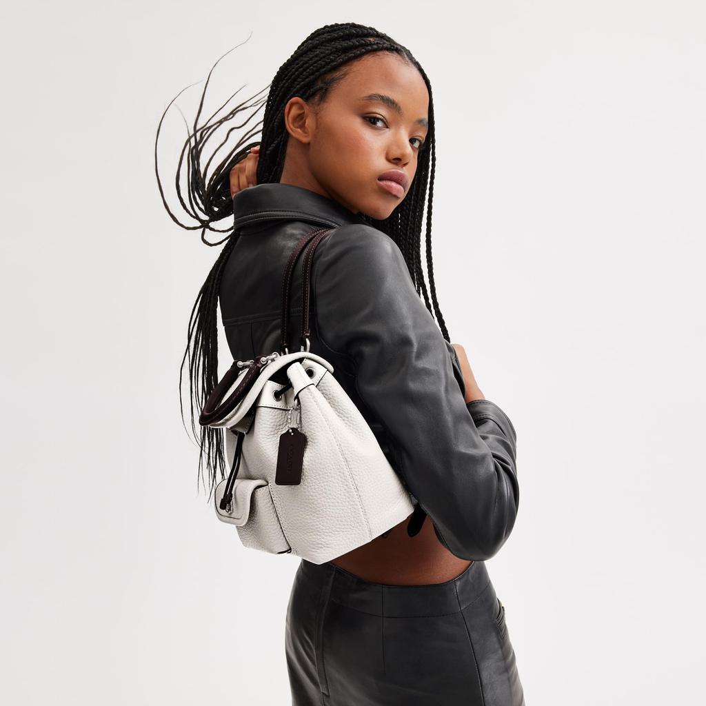 Coach Color-Block Leather Riya Backpack 21 - Backpacks - Free