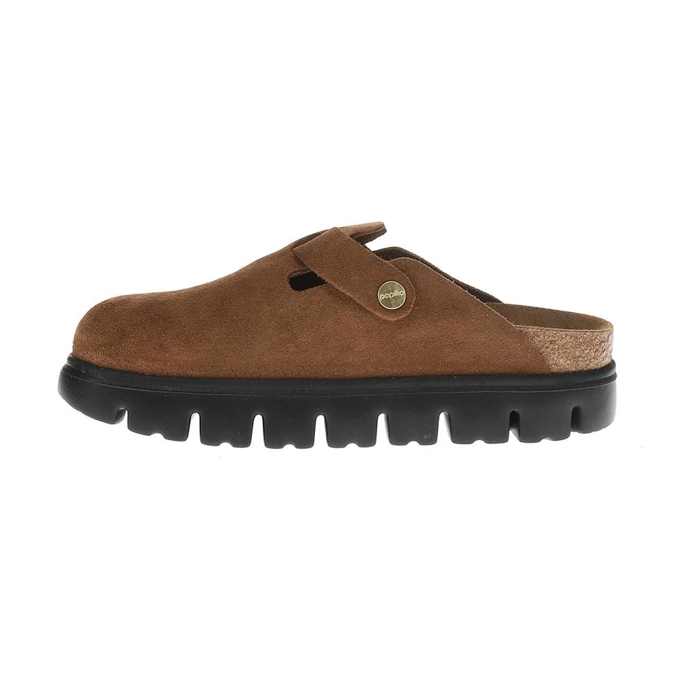 Birkenstock Boston Chunky Platform Suede Footbed Clogs 3
