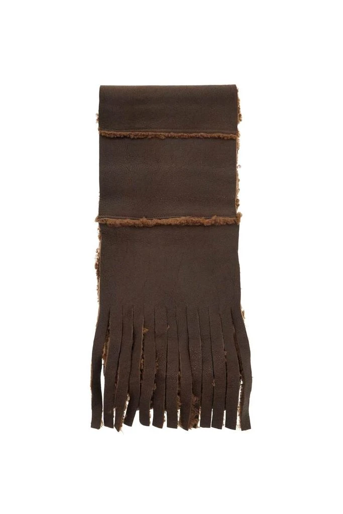 Our Legacy Our Legacy Shearling Fringed Scarf 1