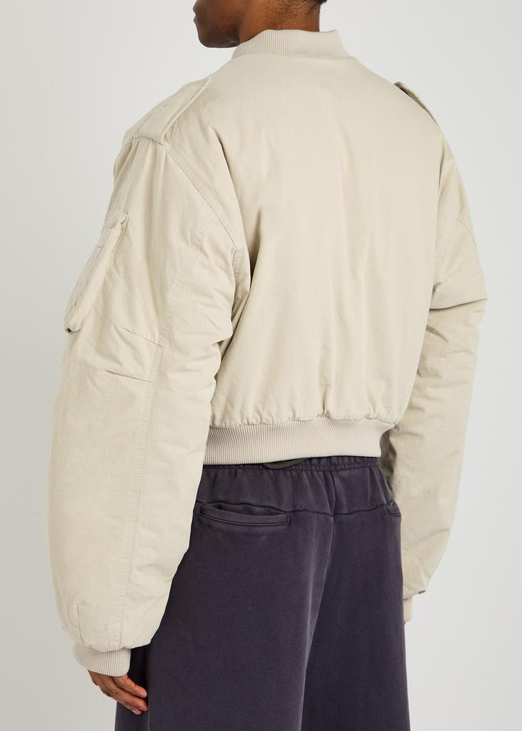 Shop A-4 padded cotton-poplin bomber jacket on Sale at BeyondStyle