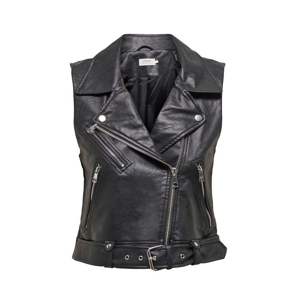 ONLY Black Polyester Jackets & Coat 1