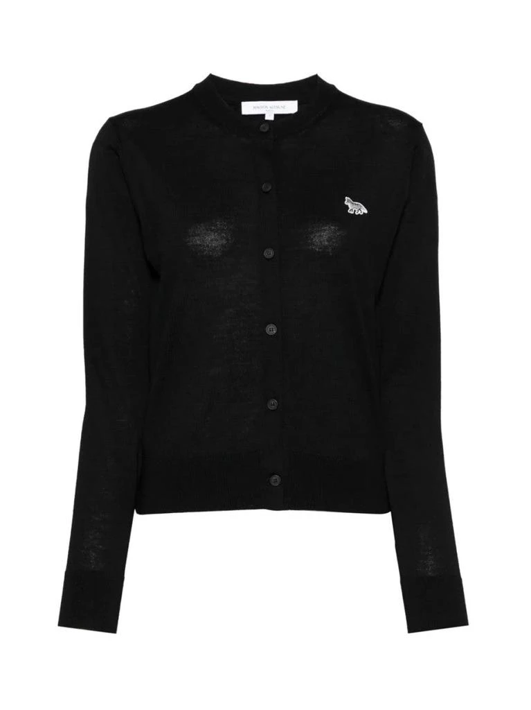 Maison Kitsune Baby Fox Patch Regular Cardigan 1