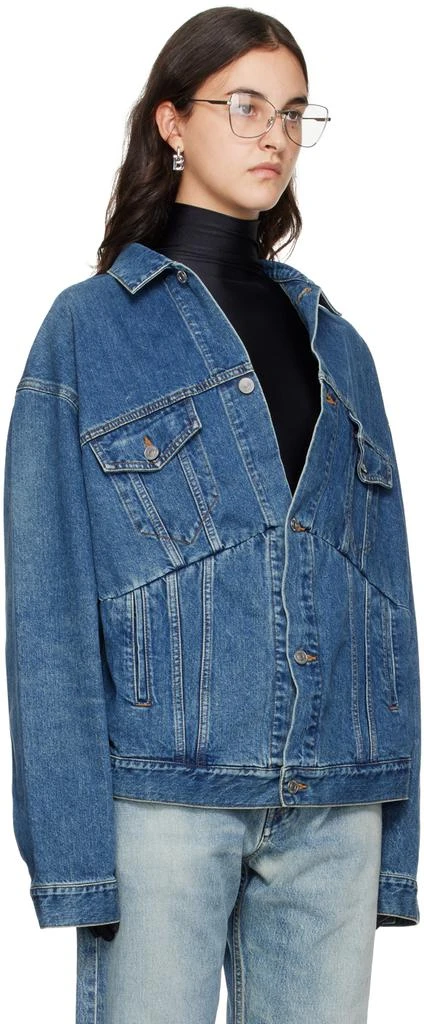 Balenciaga Blue Swing Denim Jacket 2