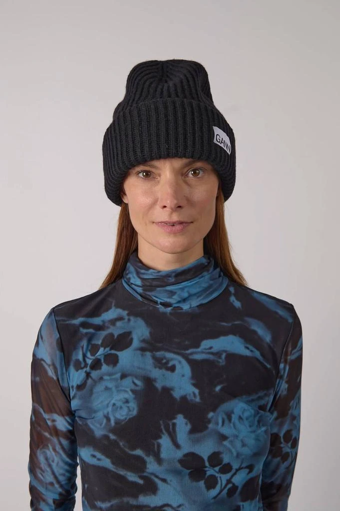 Ganni Ganni - Women's Structured Rib Beanie 2