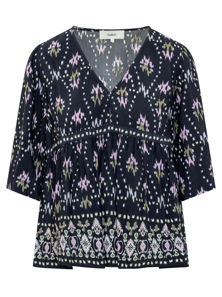 ba&sh Ba&Sh Blouse With Scarf Style Print 1
