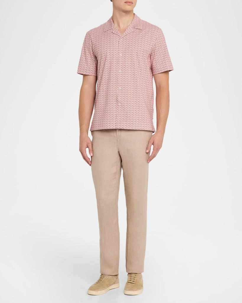 BUGATCHI Men's Tristan Linen Drawstring Pants 2