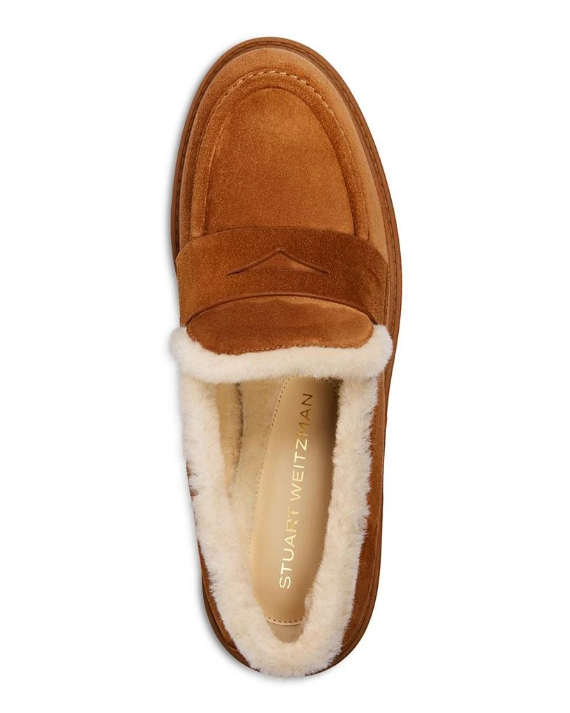 Stuart Weitzman Women
s Celia Lite Shearling Lined Loafers 3