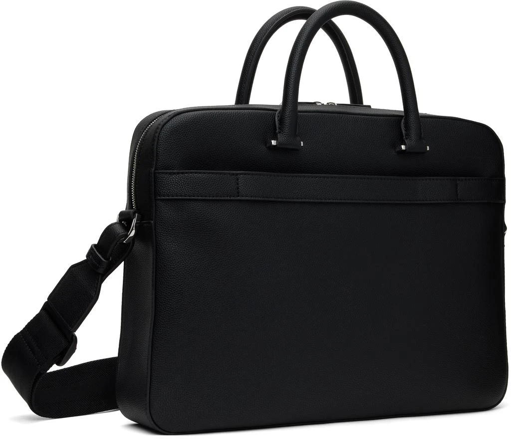 Hugo Boss Black Grained Faux-Leather Briefcase 3
