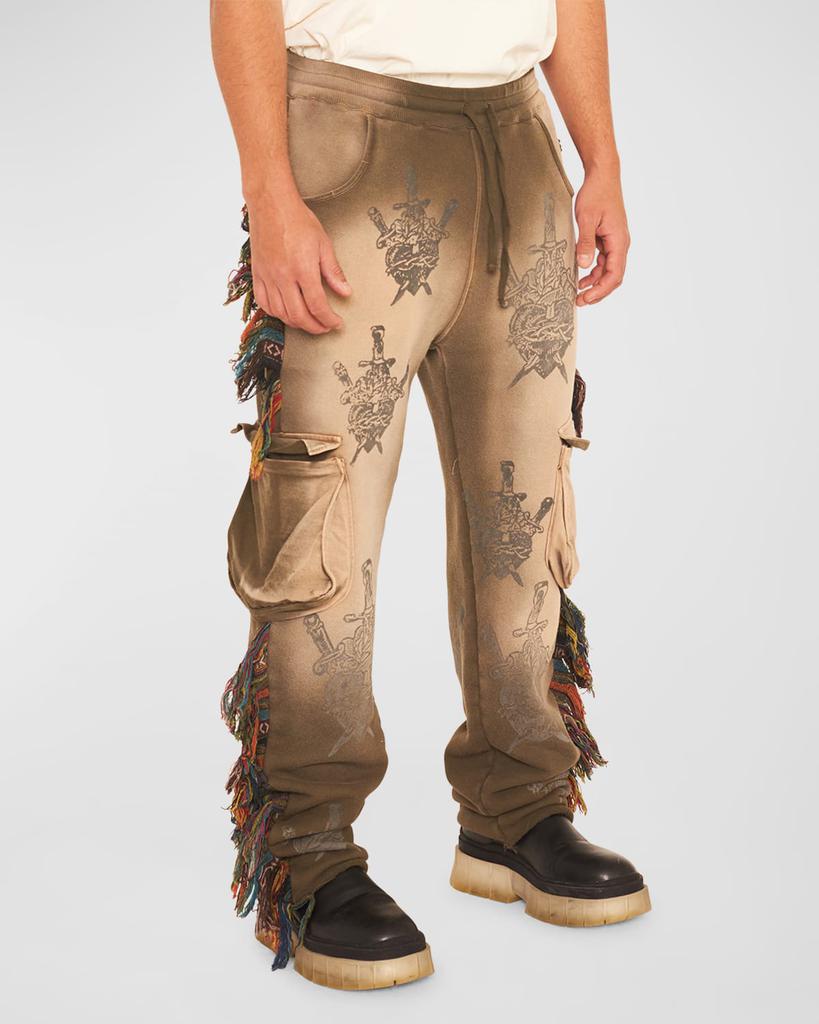 Alchemist Men's Know U Riders Heart and Dagger Jogger Pants