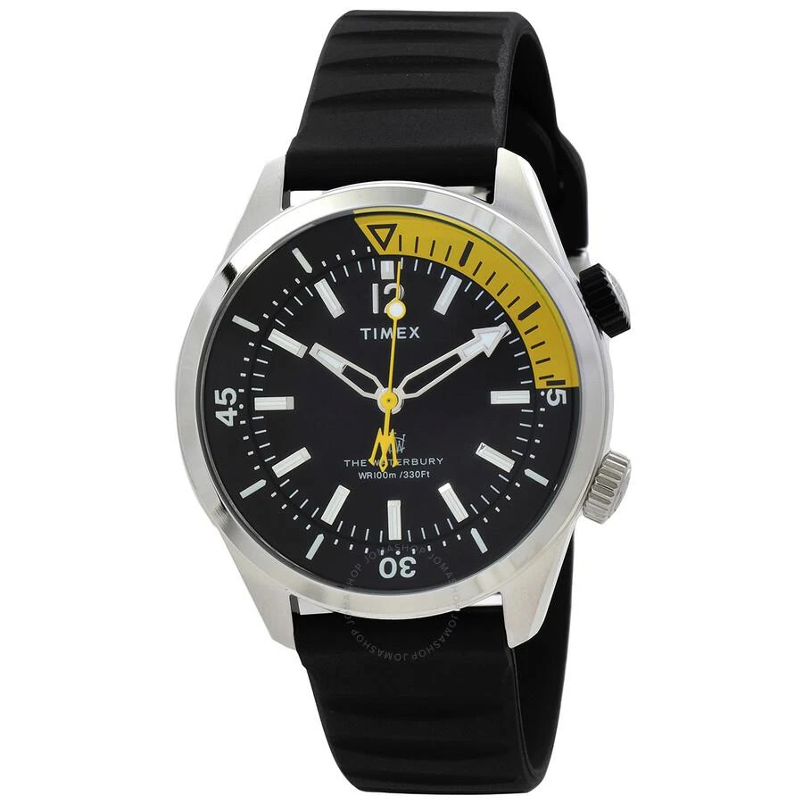 Timex Waterbury Quartz Black Dial Men's Watch TW2V73400VQ 1
