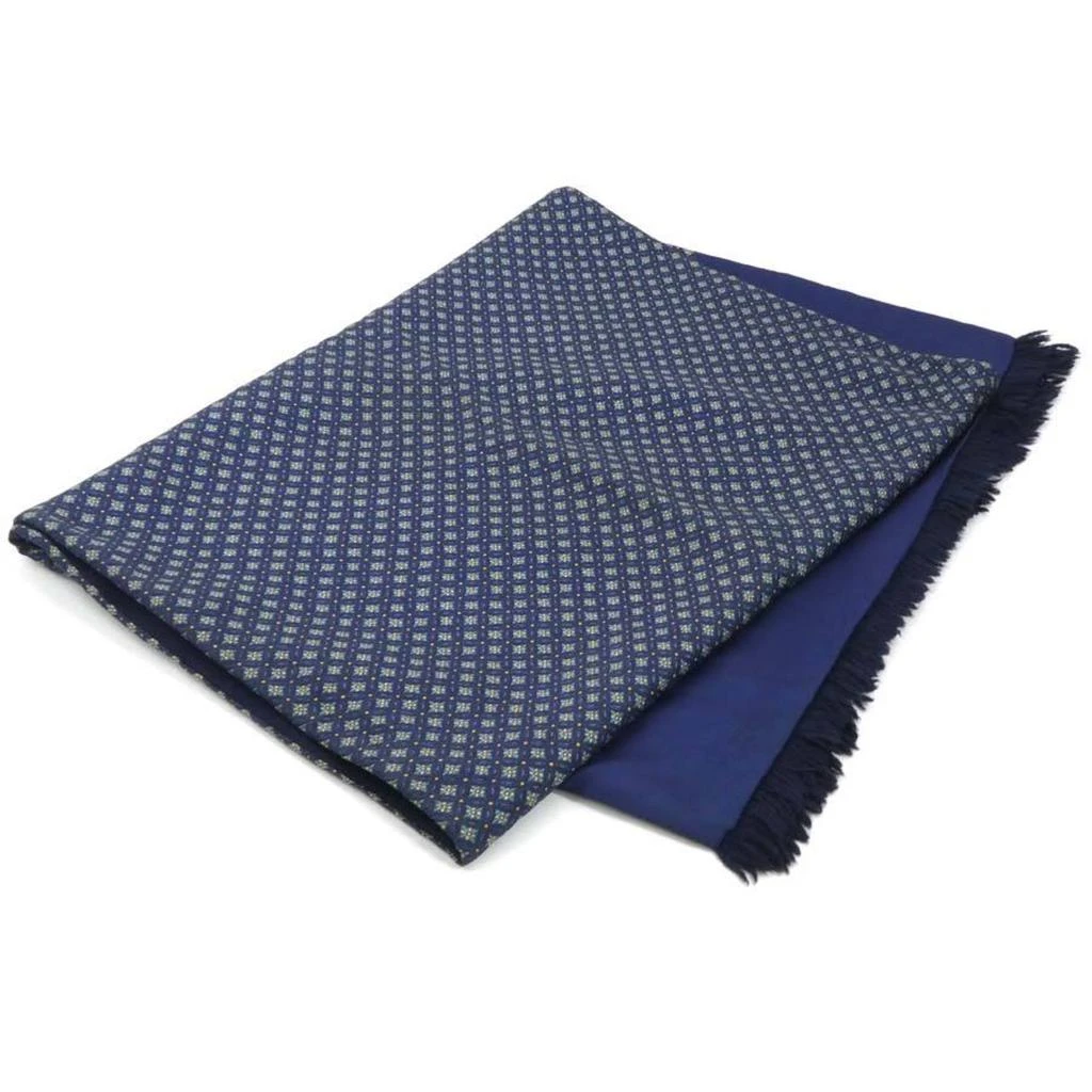 Hermes Navy Silk Angora Shawl (Pre-Owned)