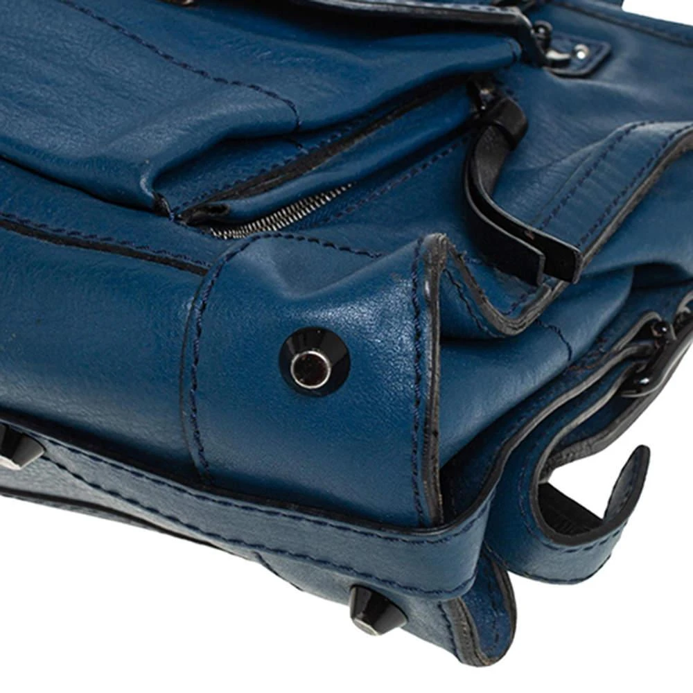 Chloé Chloe Blue Leather Tracy Satchel 12