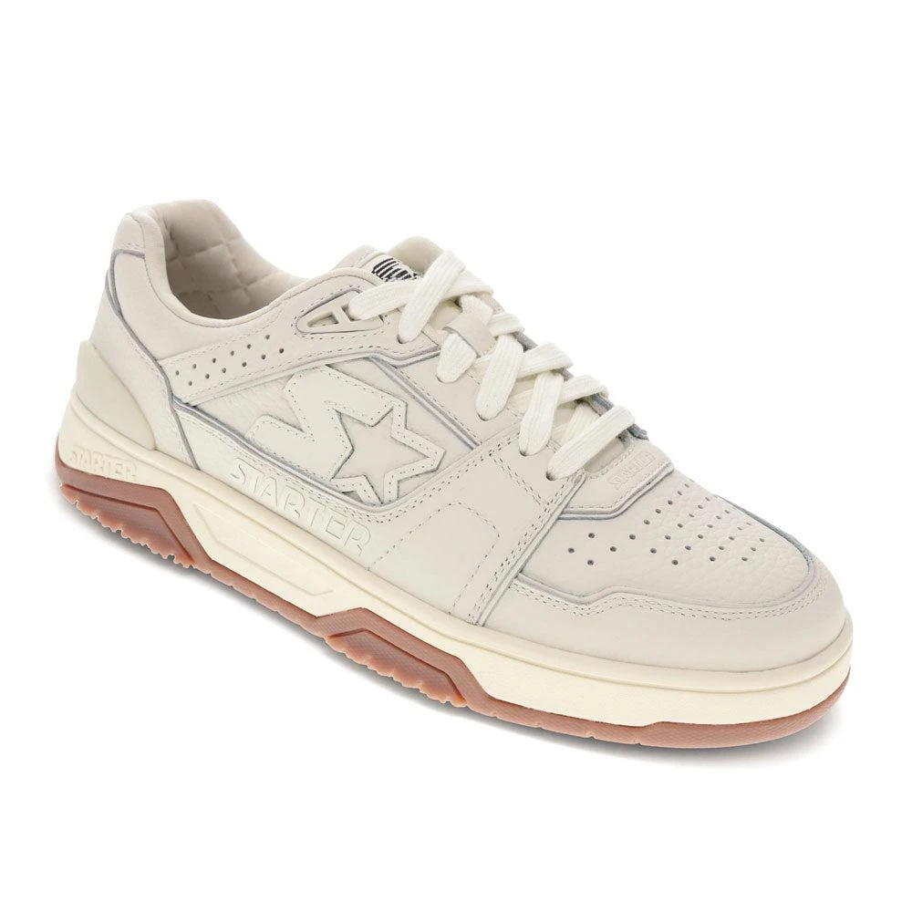 Starter Mens Fast Break Low Genuine Leather Casual Lace Up Sneaker Shoe 2