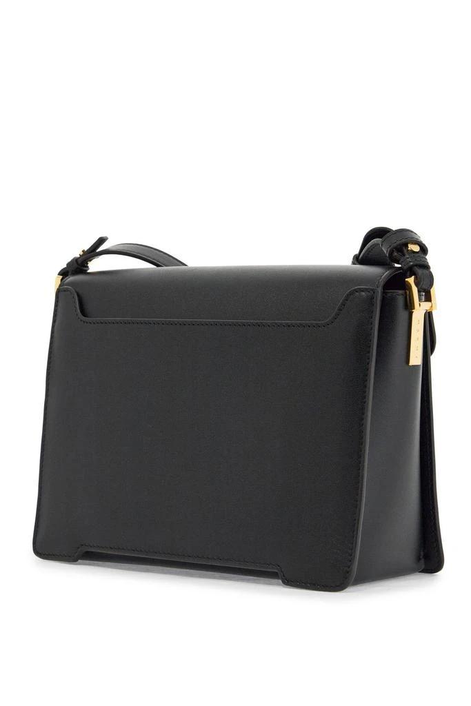 Marni black calfskin shopping bag with distinctive closure 2