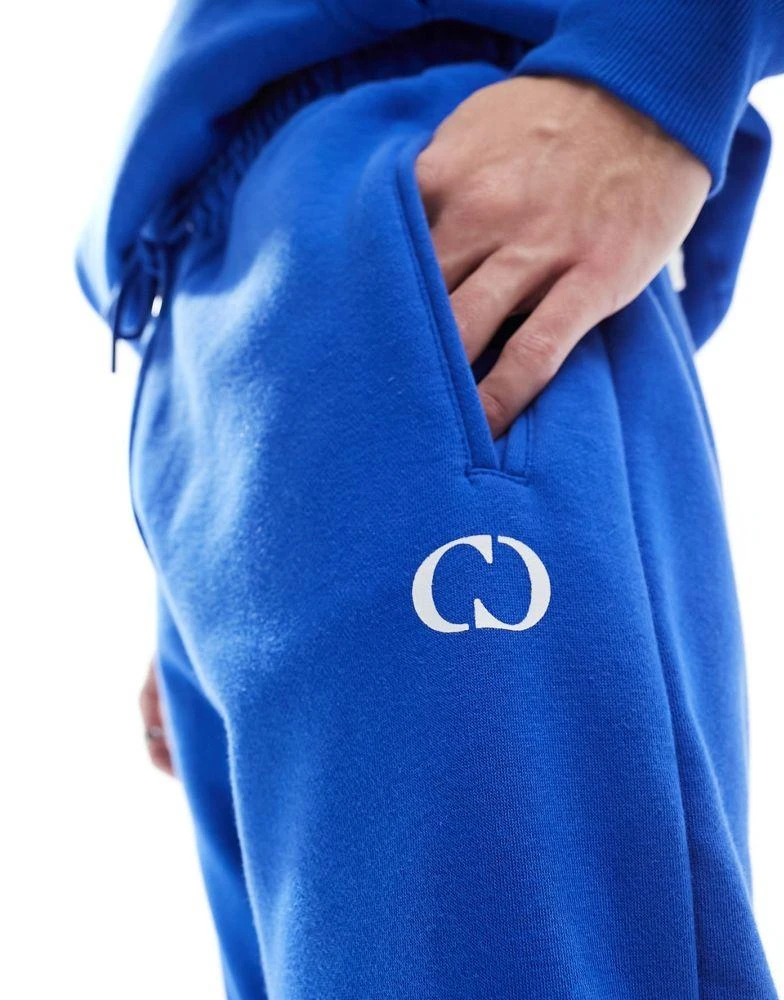 Criminal Damage Criminal Damage jogger with cd logo in cobalt blue 3