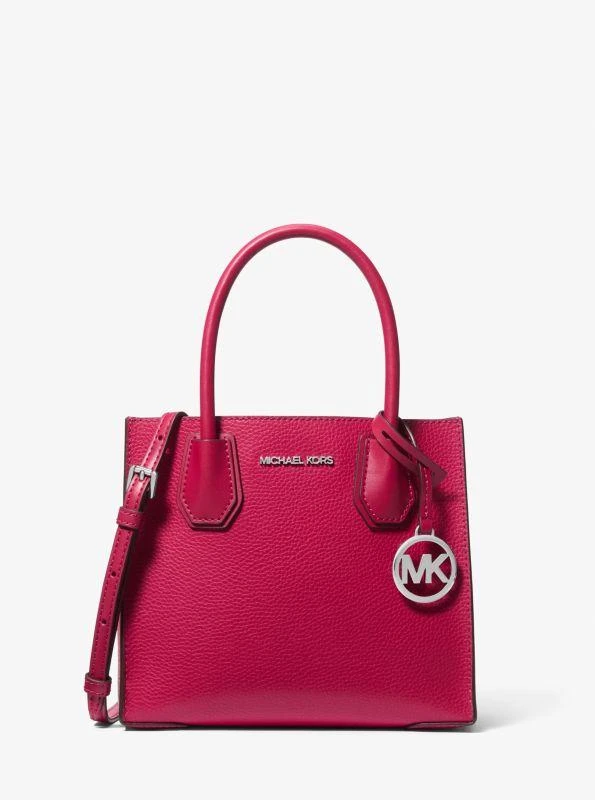 Michael Kors Mercer Medium Pebbled Leather Crossbody Bag 1