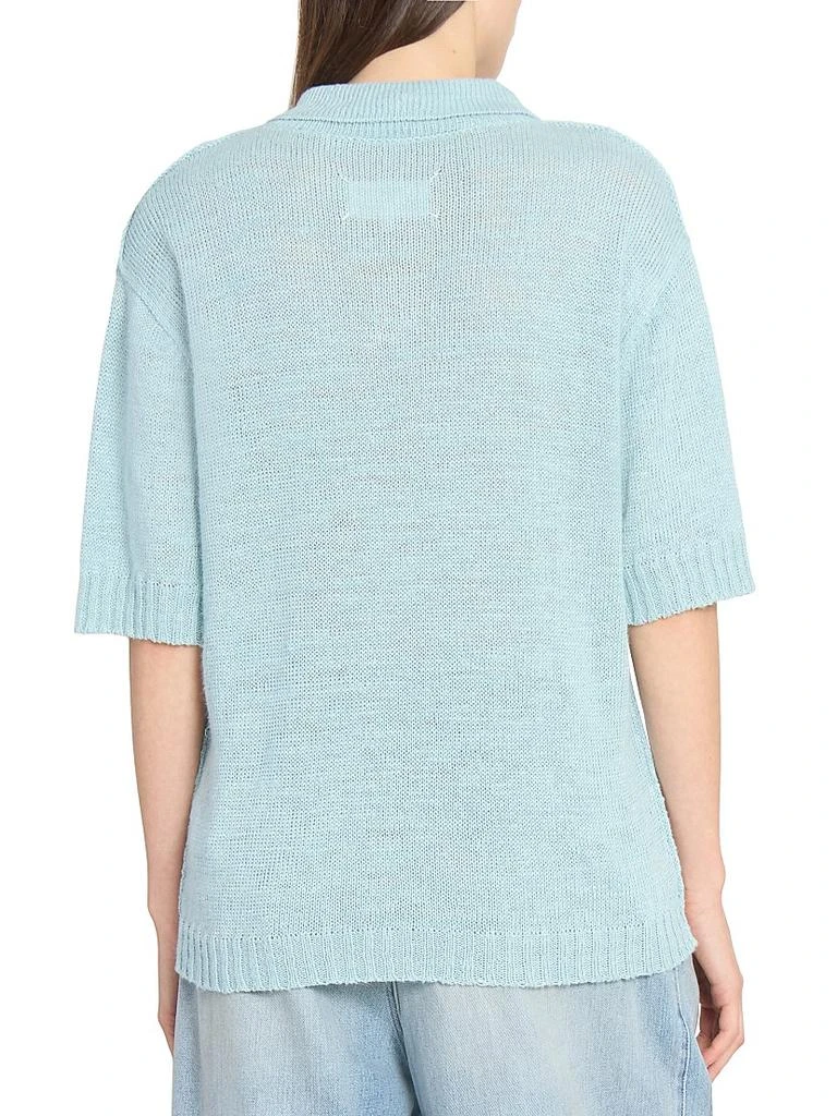 MAISON MARGIELA Hemp Polo Shirt 5