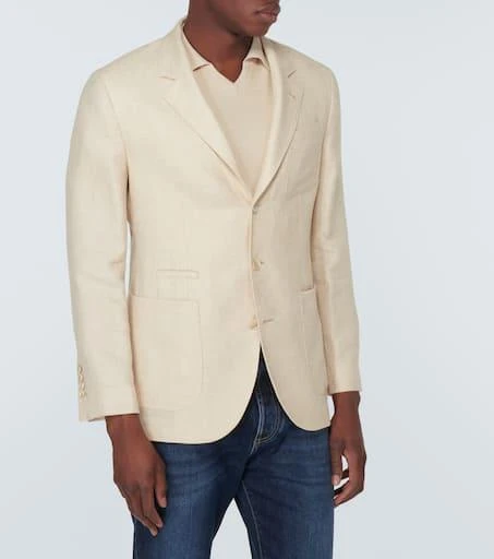 Brunello Cucinelli Linen, wool, and silk jacket 3