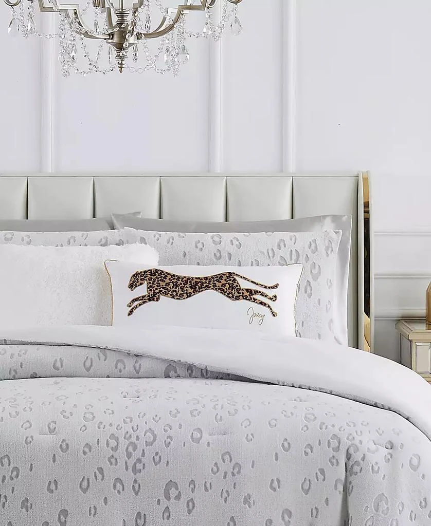 Juicy Couture Velvet Cheetah Decorative Pillow, 14" x 24 5