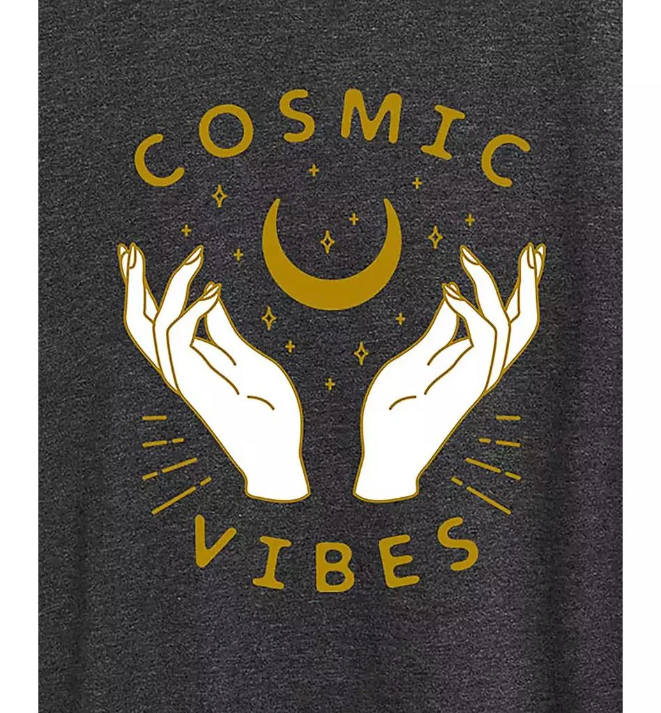 Hybrid Apparel Trendy Plus Size Cosmic Vibes Graphic T-shirt 3