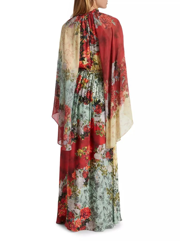 Alice + Olivia Malinda Printed Caftan Dress 5