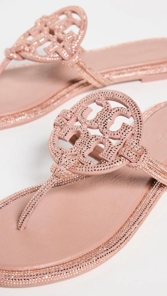 Tory Burch Miller Knotted Pave Sandals 5