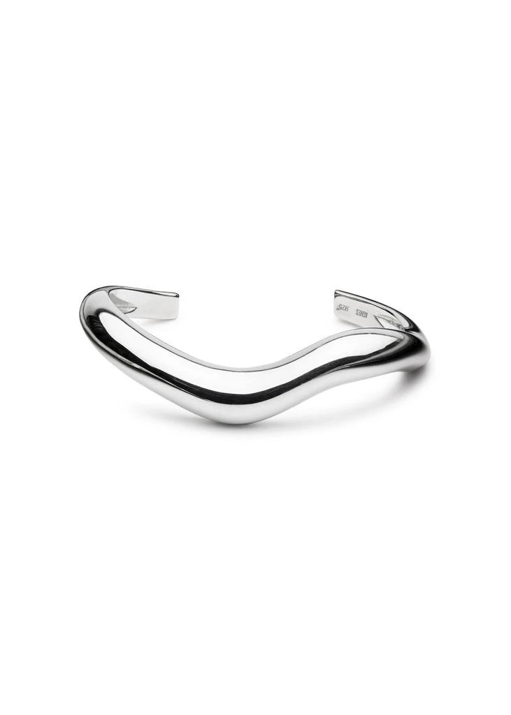 AGMES Astrid medium sterling silver cuff 1