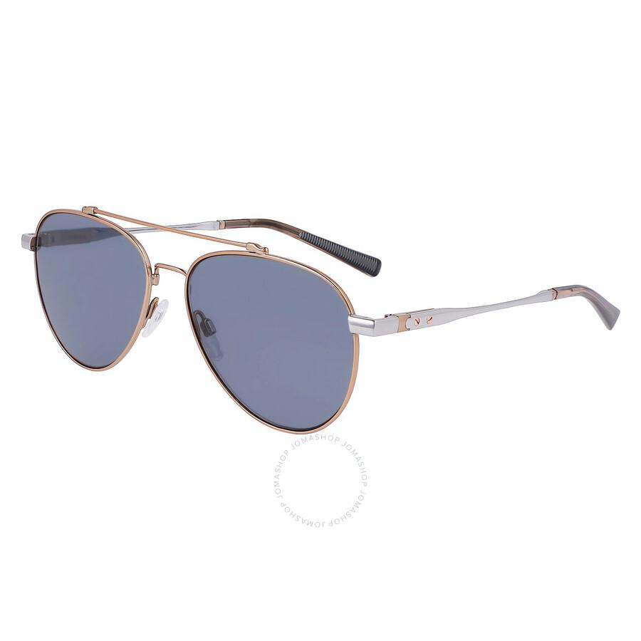 Shinola Blue Pilot Unisex Sunglasses SH2101S 781 60