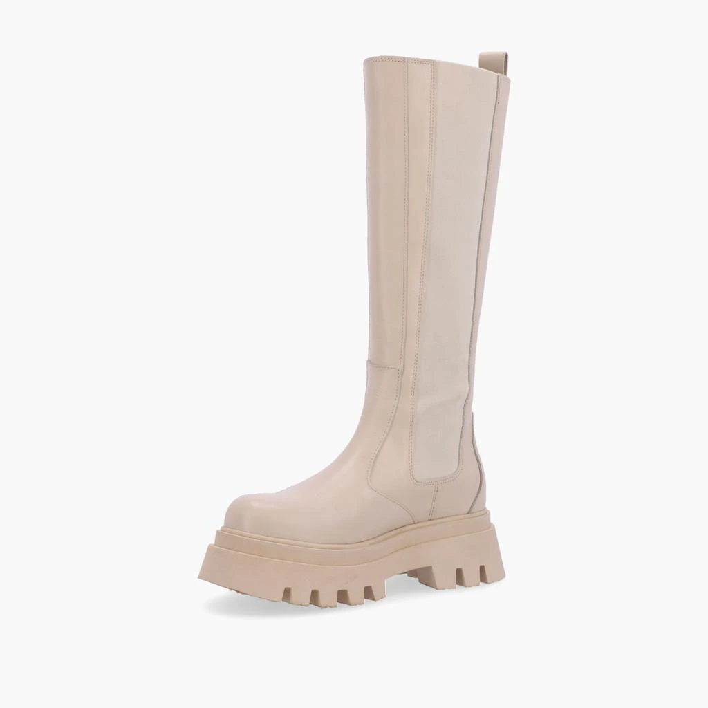 ALOHAS Katiuska Cream Leather Boots 3