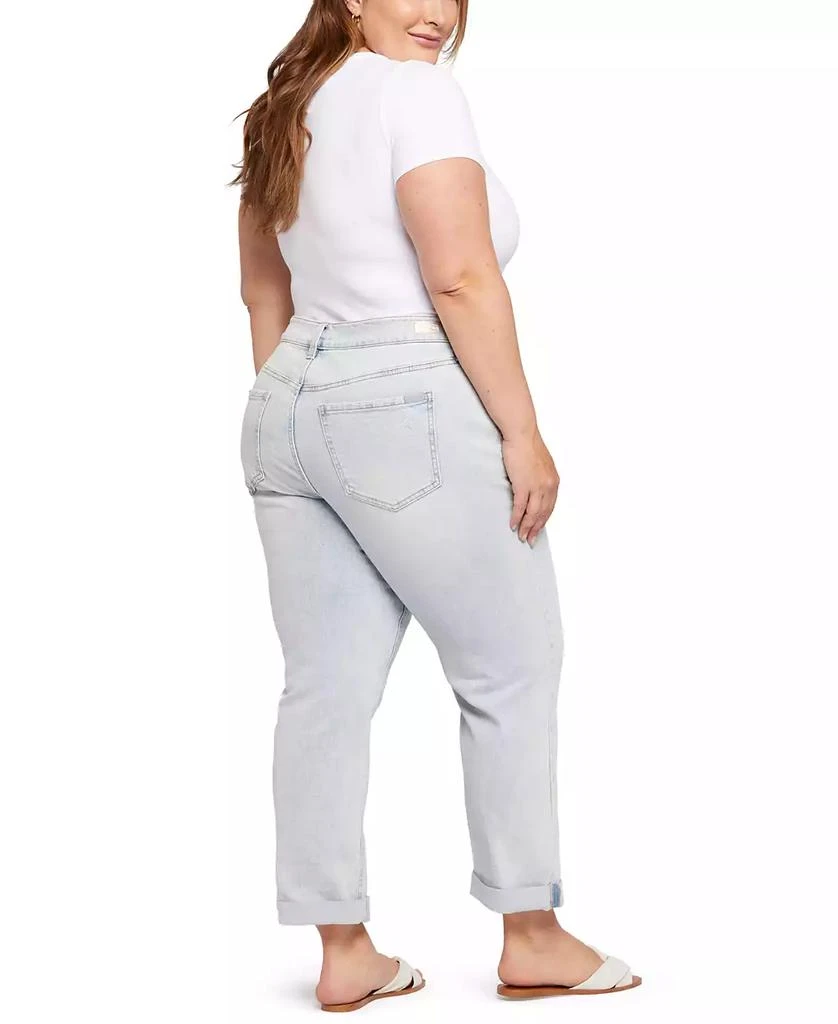 Seven7 Plus Size High Rise Slim Fit Jeans with Rolled Cuff 3