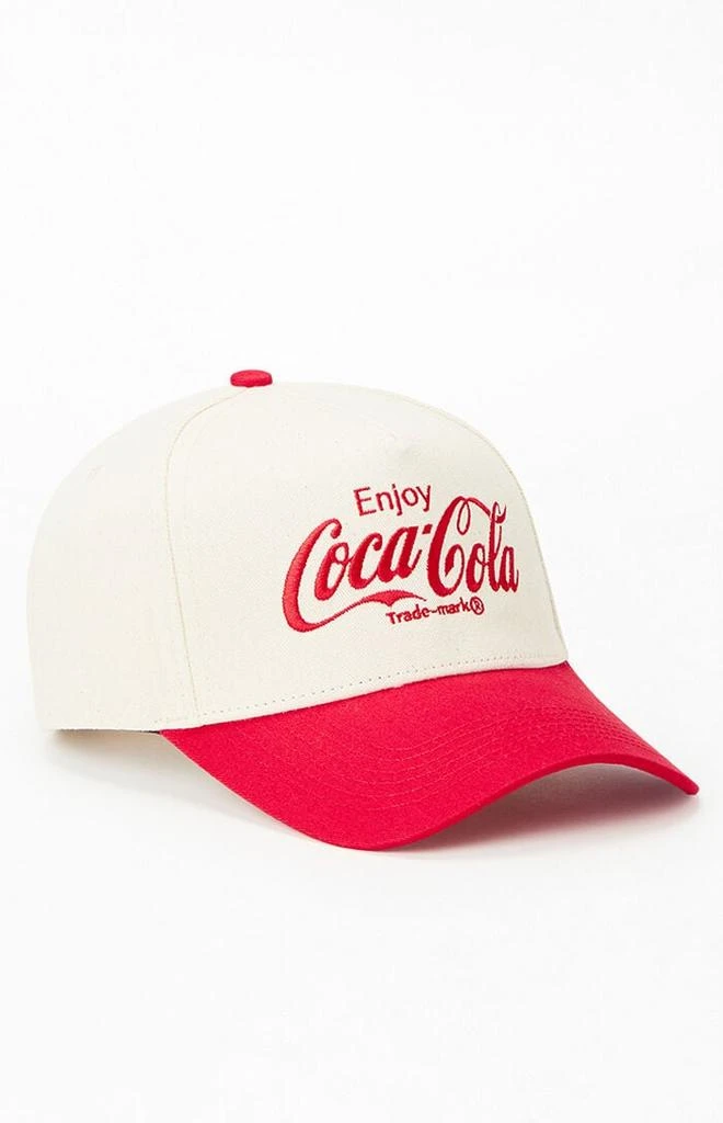 Coca-Cola By PacSun Colorblock Coke Twill Snapback Hat 1
