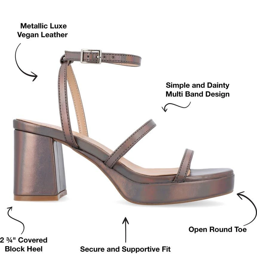 Journee Collection Samilee Block Heel Platform Sandal 8
