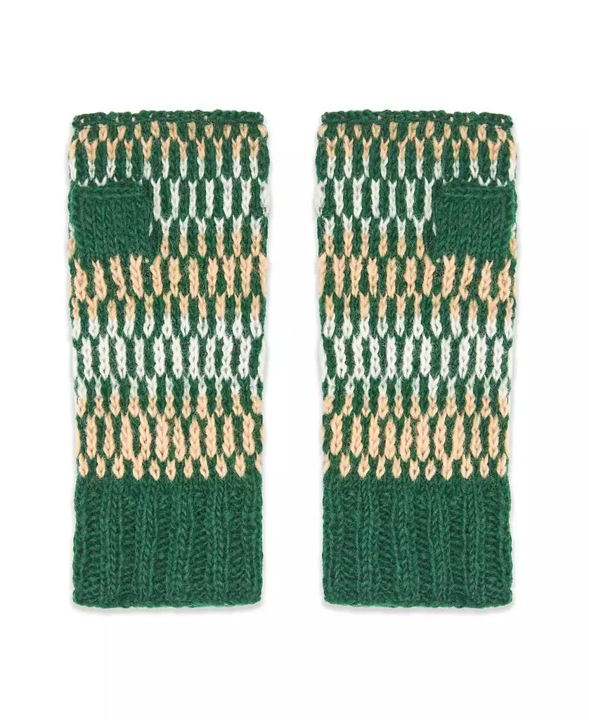 Feelgoodz Women s Artisan Hand-Knit Adirondack Winter Wool Half Mitten 1