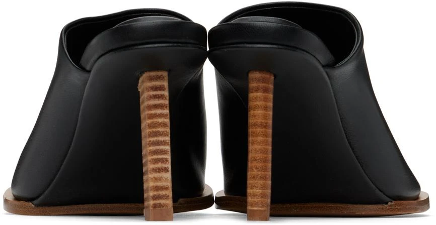 Jacquemus Black Le Raphia 'Les Mules Rond Carré' Mules 2