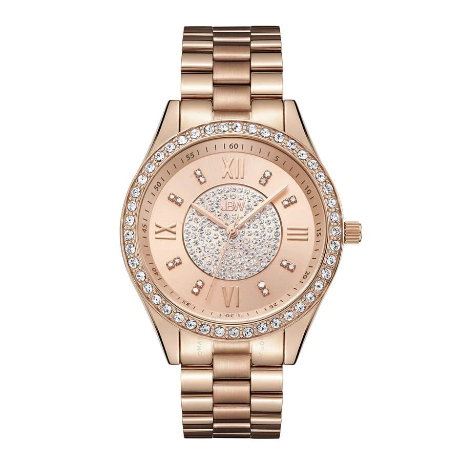 Jbw Mondrian Jewelry Set Rose Gold-tone Dial Ladies Watch J6303-SetC 2