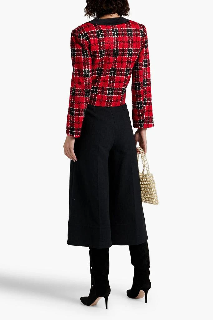 Sleeper Checked bouclè-tweed jacket 3