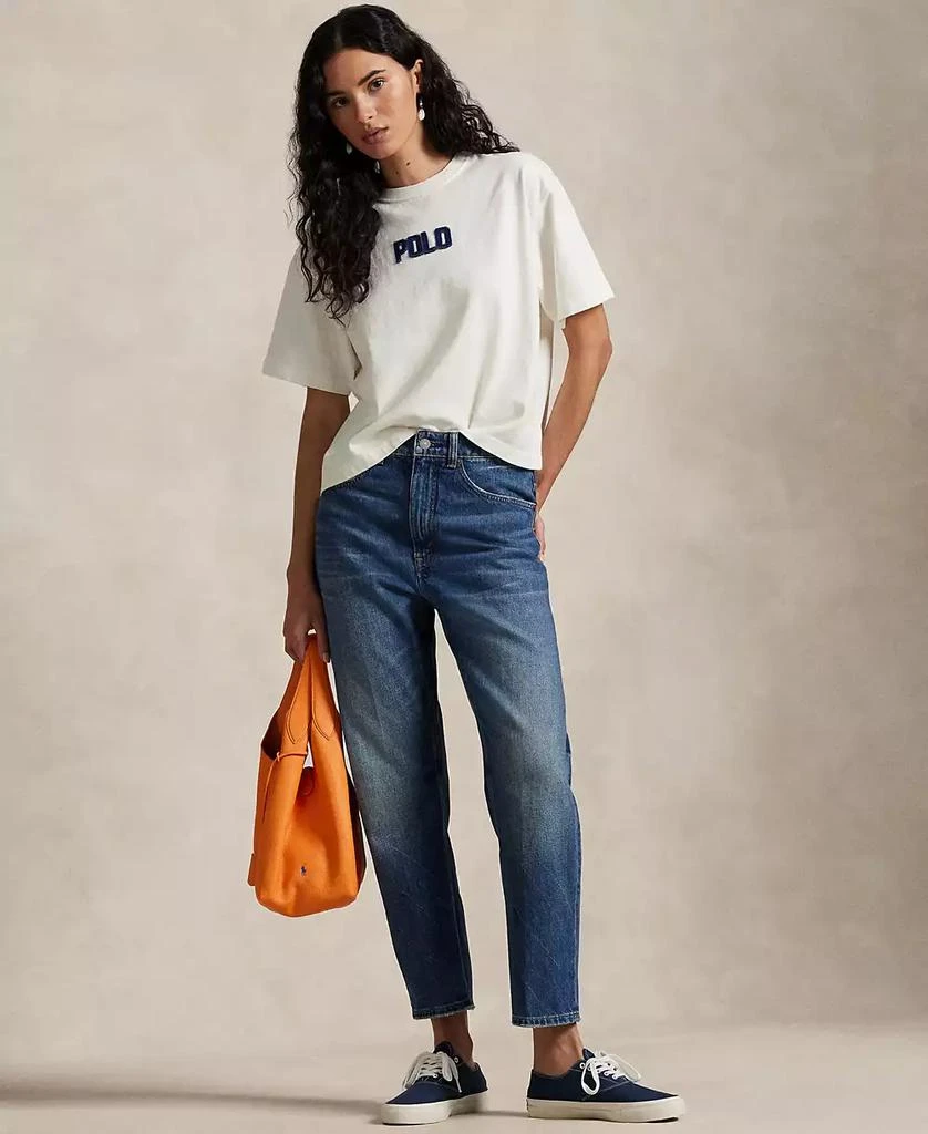 Ralph Lauren Women's Logo Cotton Jersey Crewneck Tee 2