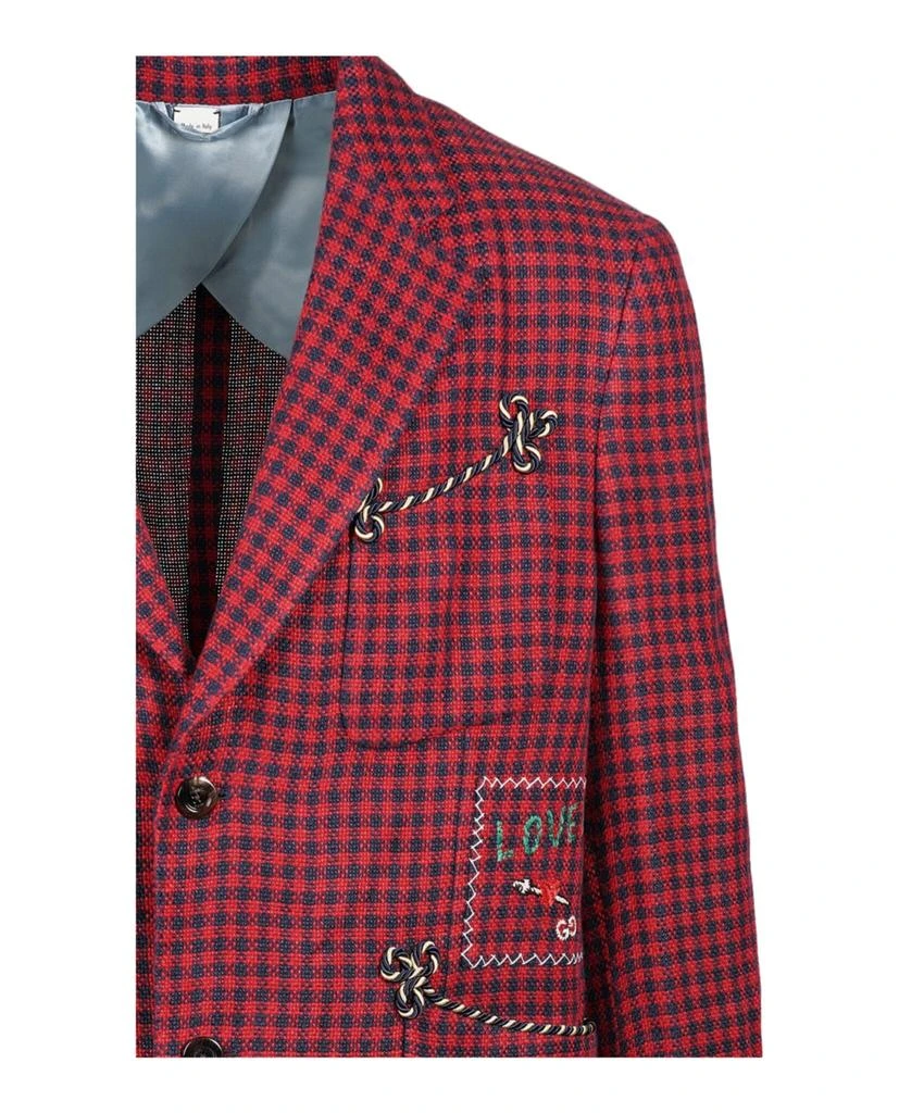 Gucci Fo Palma Linen Blazer 3