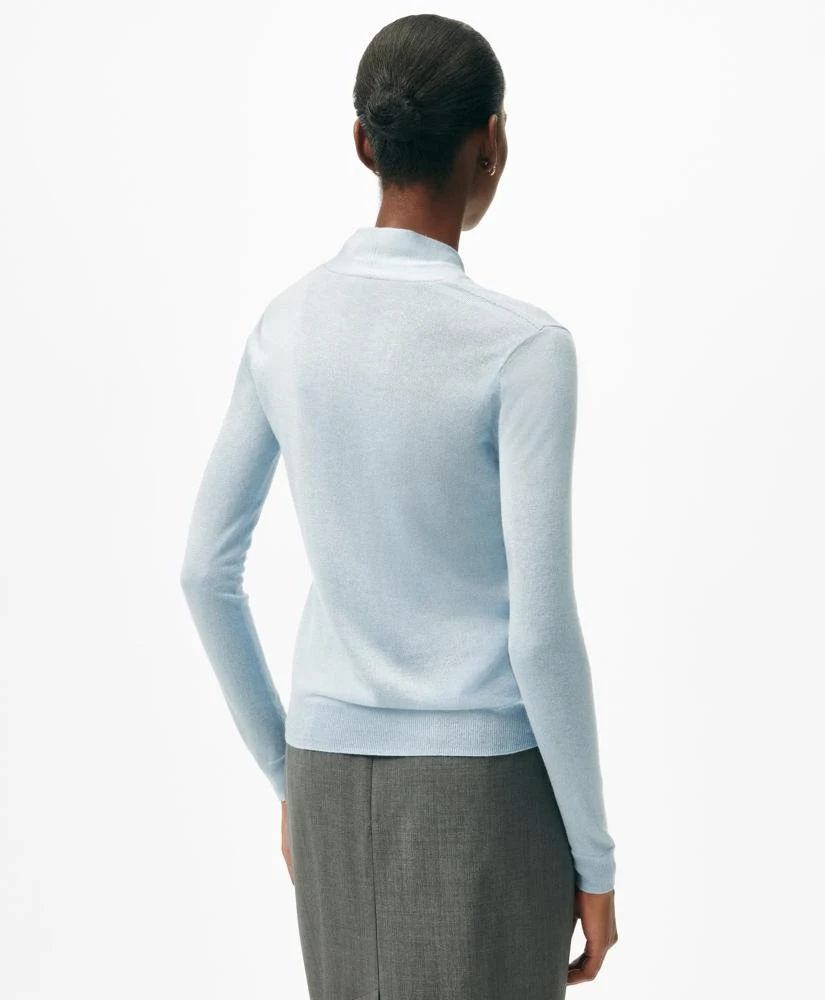 Brooks Brothers Silk-Cashmere Shawl-Collar Sweater 2