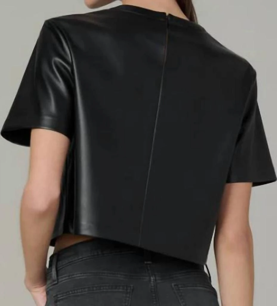 Joe
s Jeans Joe
S Jeans - The Boxy Vegan Leather Tee 2